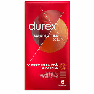 Durex - Profilattico durex supersottile xl 6 pezzi