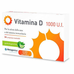 Metagenics - Vitamina d 1000 ui 84 compresse masticabili