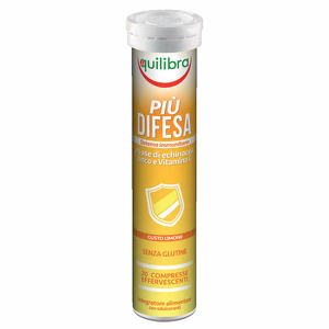 Equilibra - Piu' difesa gusto limone 20 compresse effervescenti