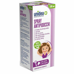 Unico - Unidea spray antipidocchi 100ml + pettine e lenti inclusi