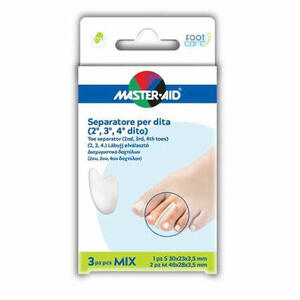 Master Aid - Separatore dita in gel master-aid footcare mix 1 small + 2 medium c9