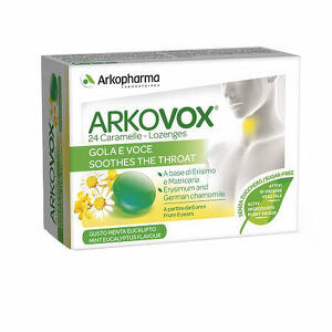 Arkofarm - Arkovox menta/eucalipto 24 caramelle