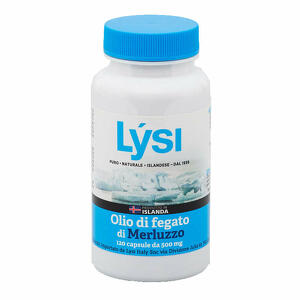 Olio di fegato  di merluzzo - Lysi olio fegato merluzzo 120 capsule