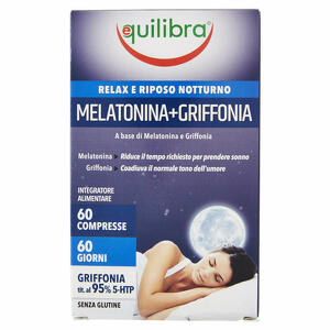 Equilibra - Melatonina + griffonia 60 compresse