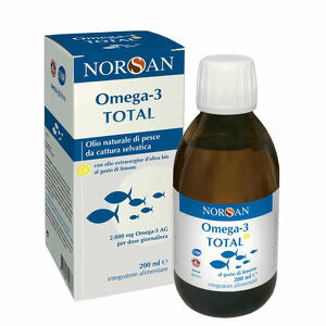 San omega - Norsan omega 3 total 200ml gusto limone