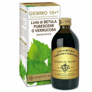 Giorgini - Gemmo 10+ betulla b linfa 200ml liquido analcolico