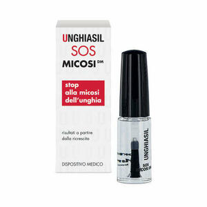 Unghiasil - Antimicotico unghiasil sos micosi in flacone di vetro 5ml con pennello applicatore + astuccio