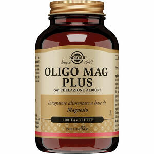 Solgar - Oligo mag plus 100 tavolette