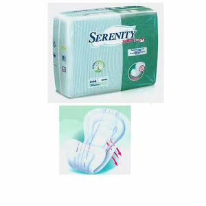 Serenity - Pannolone per incontinenza sagomato serenity softdry+ aloe super 30 pezzi