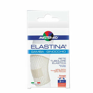 Master Aid - Rete tubolare elastica ipoallergenica master-aid elastina gamba/ginocchio 3 mt in tensione calibro 5 cm