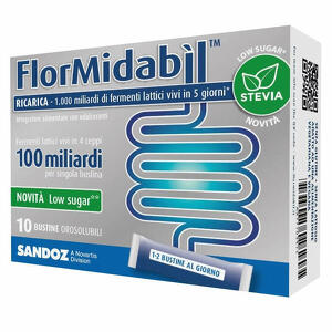 Flormidabil - Flormidabil ricarica 10 bustine con stevia
