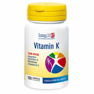 Long life - Longlife vitamin k 100mcg 100 compresse