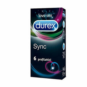 Durex - Profilattico durex sync 6 pezzi