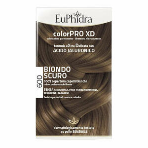Euphidra - Euphidra colorpro xd 600 biondo scuro gel colorante capelli in flacone + attivante + balsamo + guanti
