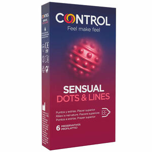 Control - Control sensual dots&lines 6 pezzi