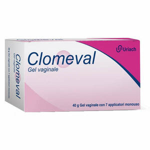 Uriach - Clomeval gel vaginale tubo + 7 applicatori monouso