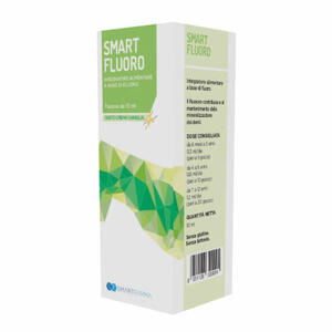 Smart farma - Smart fluoro gocce 10ml gusto crema vaniglia