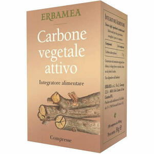 Erbamea - Carbone vegetale attivo 100 capsule
