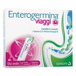 Enterog - Enterogermina viaggi 12 bustine orosolubili confezione standard