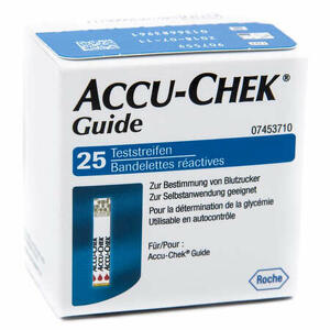 Accu-chek - Strisce misurazione glicemia accu-chek guide 25 pezzi confezione retail