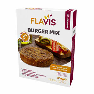 Flavis - Flavis burger mix preparato aproteico per sostituto della carne 350 g