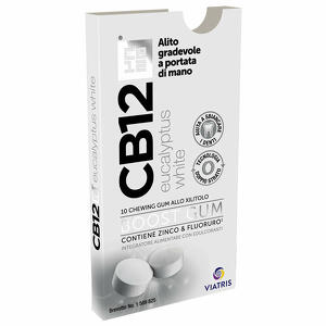 Cb12 - Cb12 boost eucalyptus white 10 chewing gum