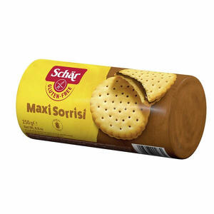 Schar - Schar maxi sorrisi biscotti con crema al cacao 250 g