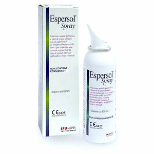 Espersol spray - Soluzione nasale espersol spray ipertonica a base di acqua di mare e acido ialuronico 0,02% 100ml