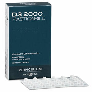 Principium - Principium d3 2000 masticabile 60 compresse