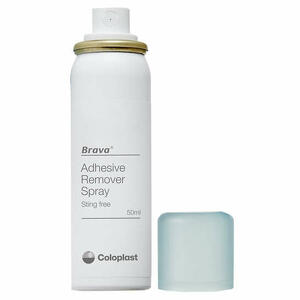 Coloplast - Brava spray remover per distacco dolce adesivi e dispositivi per stomia 50ml