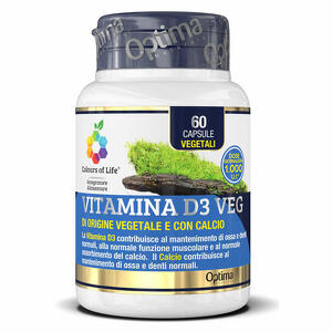 Colours of life - Colours of life vitamina d3 veg 60 capsule 500mg