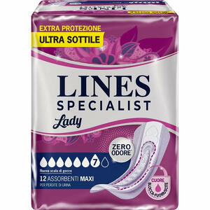 Lines - Assorbenti per incontinenza lines specialist lady 12 pezzi