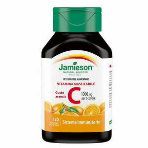 Biovita - Jamieson vitamina c 1000 masticabile arancia 120 compresse