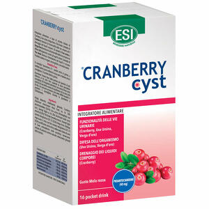 Cranberry cyst - Esi cranberry cyst pocket drink 16 bustine