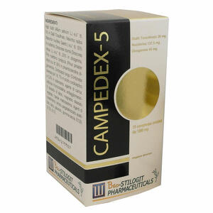 Bio stilogit pharmaceutic - Campedex-5 15 compresse ovoidali 18 g