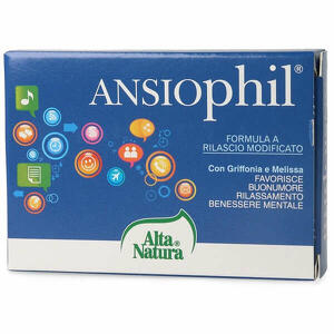 Alta natura - Ansiophil 15 compresse 850mg