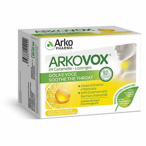 Arkofarm - Arkovox miele/limone 24 caramelle