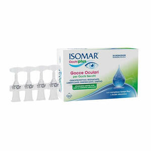 Isomar - Isomar occhi plus gocce oculari per occhi secchi all'acido ialuronico 0,25% 30 flaconcini monodose