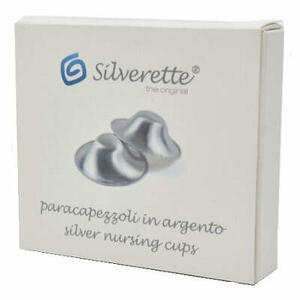 Silverette  paracapezzoli in argento - Silverette mini coppette protezione capezzoli in argento 2 pezzi