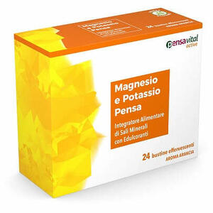 Pensa pharma - Magnesio e potassio arancia pensa 24 bustine effervescenti