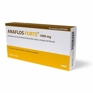 Anaflos forte 1000 mg - Anaflos forte 20 compresse