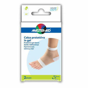 Master aid - Calza con protezione master-aid footcare idratante in gel/tessuto per talloni 2 pezzi f1
