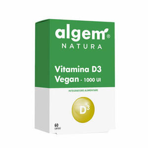 Algem natura - Vitamina d3 vegan 1000 ui 60 capsule