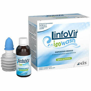 Noos - Soluzione salina isotonica linfovir isowash 8 flaconi da 60ml