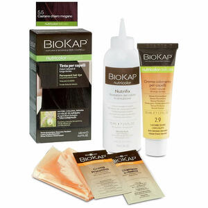 Biokap - Biokap nutricolor delicato 5,50 castano chiaro mogano tinta tubo + flacone