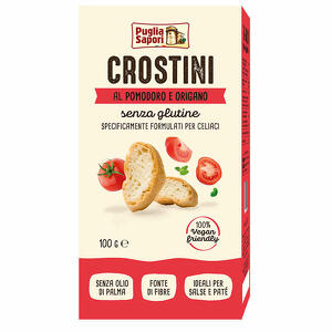 Puglia sapori - Puglia sapori crostini al pomodoro e origano 100 g