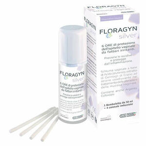 Floragyn - Floragyn silver schiuma vaginale con argento colloidale 50ml