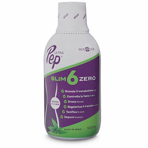 Ultra pep - Ultra pep slim 6 zero te' verde 500ml biosline