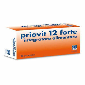 Priovit - Priovit 12 forte 40 caramelle