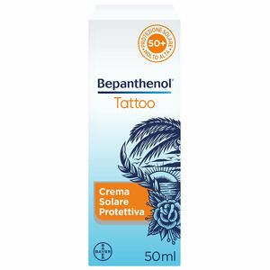 Bepanthenol - Bepanthenol tattoo crema solare protettiva spf50+ 50ml